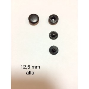 Кнопка альфа 12,5мм "ALFA" оксид (100шт)